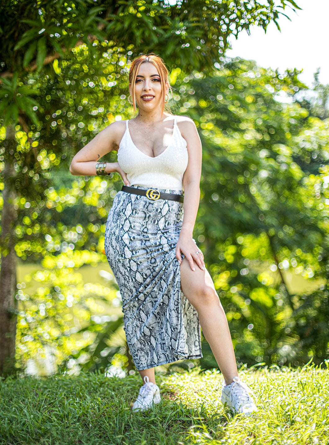 Reptil Maxi Skirt