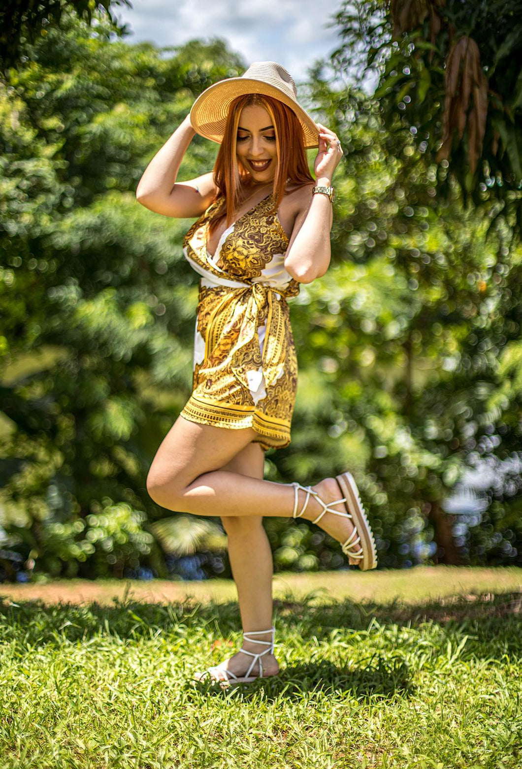 Mustard Romper