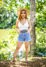 Load image into Gallery viewer, Paper Bag Denim Short
