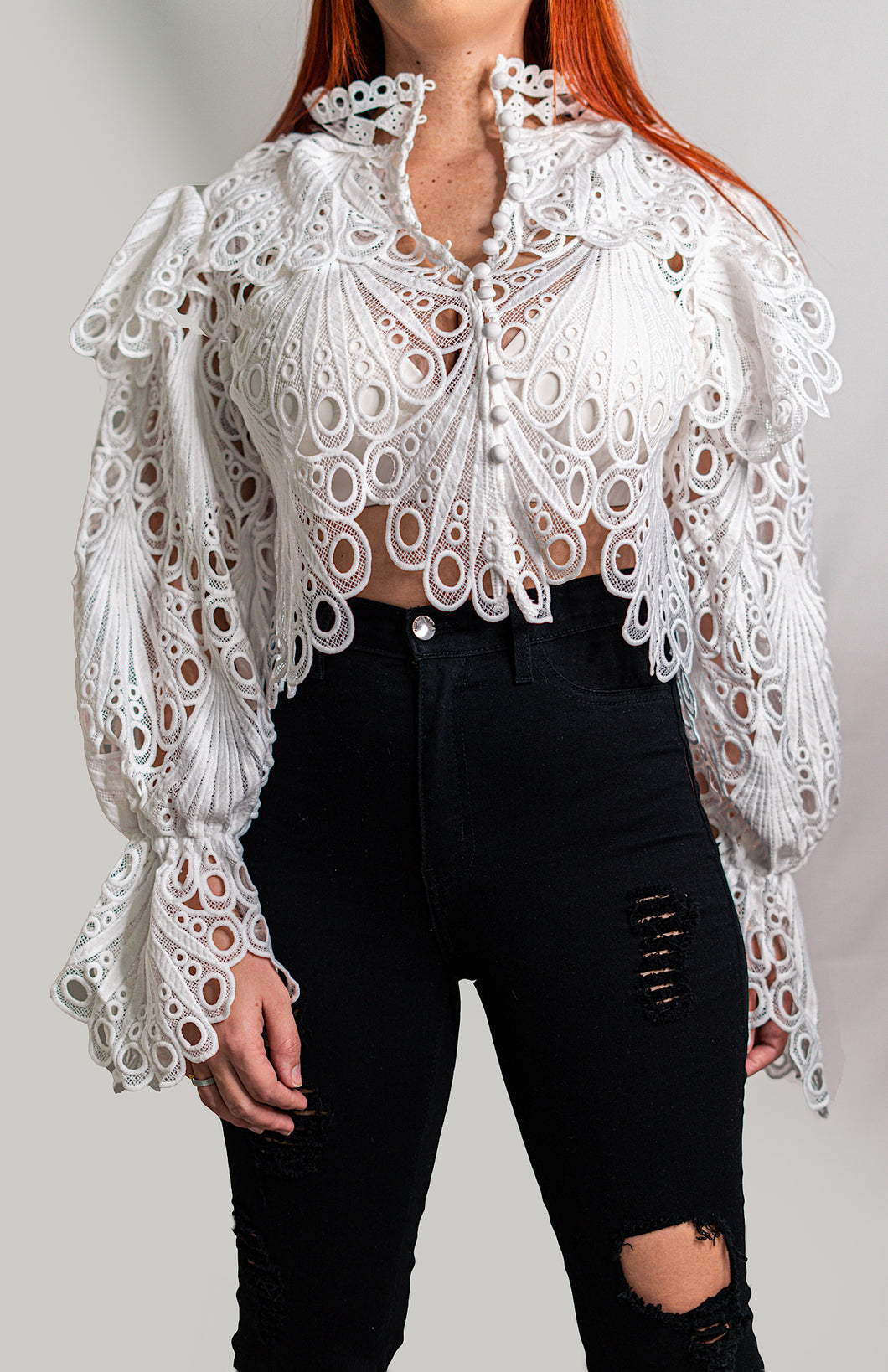 Crochet White Top