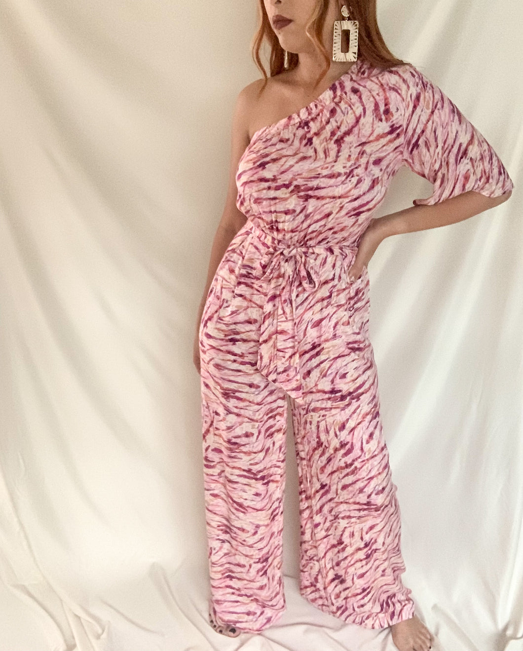 Octavia One Shoulder Jumpsuit