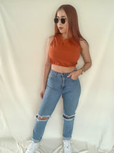 Load image into Gallery viewer, Pumpkin Crop Top
